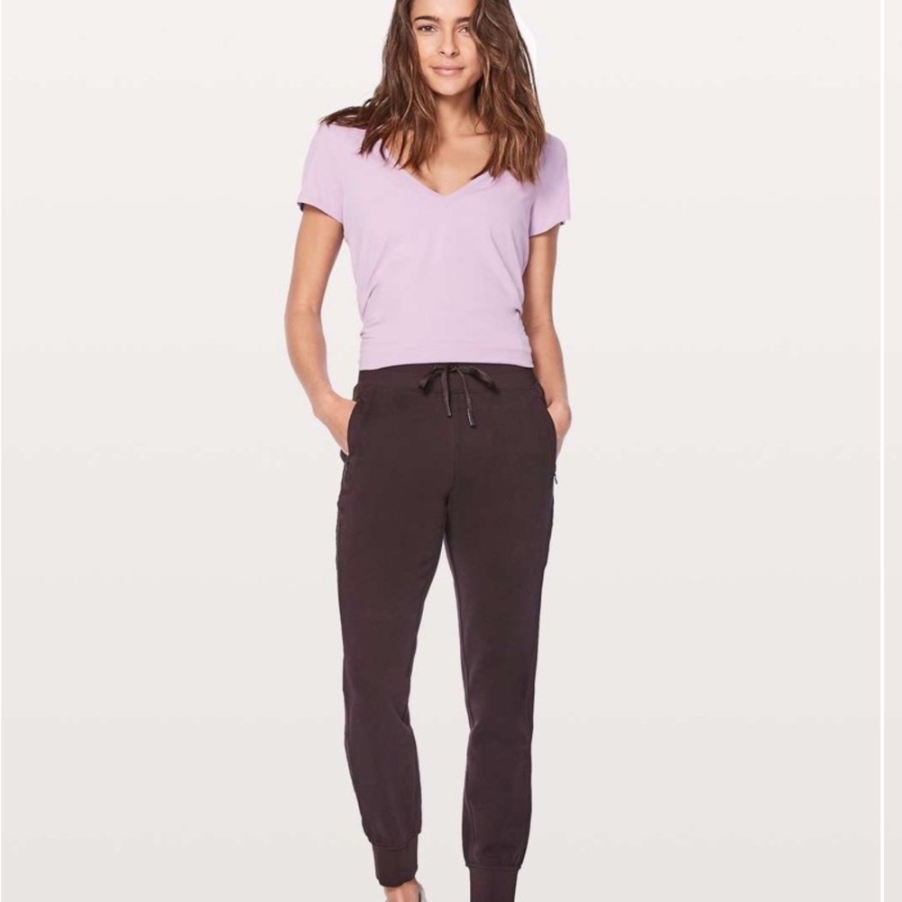 lululemon athletica Burgundy Joggers